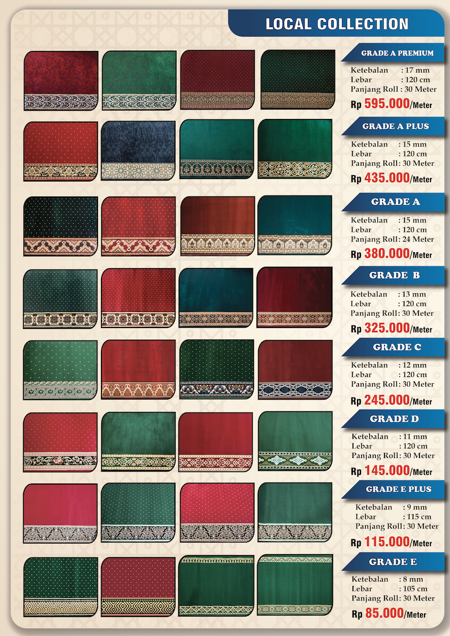 Karpet Masjid Lokal Murah Jakarta