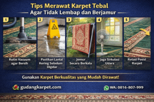 Tips Merawat Karpet Tebal Agar Tidak Lembap dan Berjamur