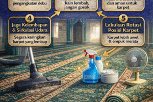 Trik Perawatan Karpet Profesional yang Bisa Anda Terapkan di Rumah