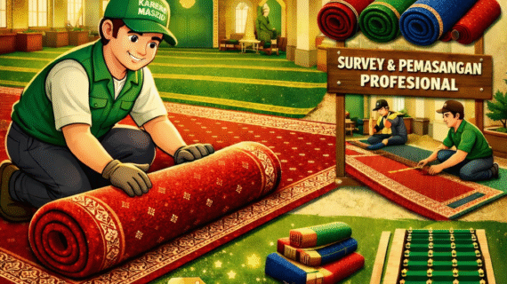 Pusat Karpet Masjid Promo Ramadhan untuk Wilayah Pemasangan Bogor, Jakarta, Depok, Bekasi, Tangerang, Cianjur & Sukabumi Bandung