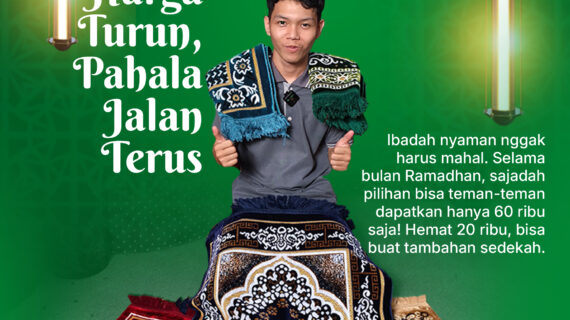Promo Sajadah dari 80rb Menjadi 60rb – Kesempatan Terbaik untuk Lengkapi Ibadah Anda!